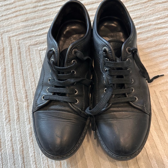 Lanvin black leather sneaker - Picture 3 of 4